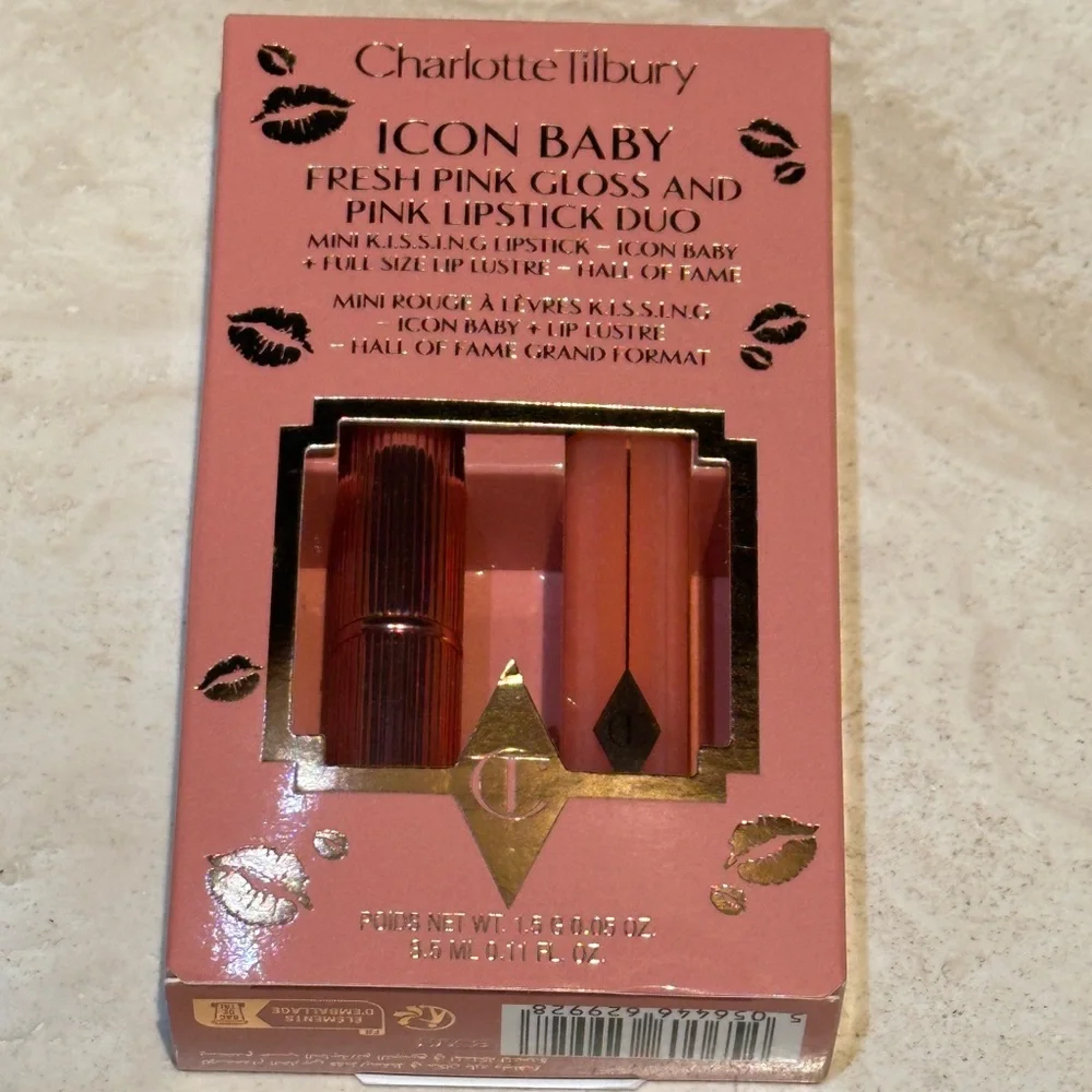 Charlotte Tilbury Lipgloss & Lipstick Duo Icon Baby